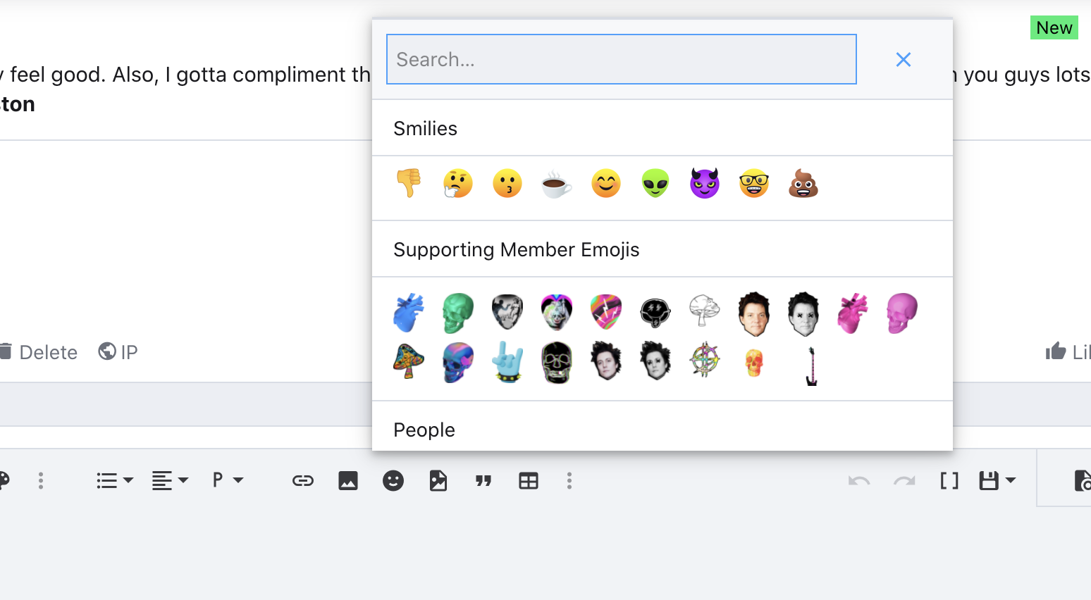 Preview of Emoji being used on  gaming.audent.io